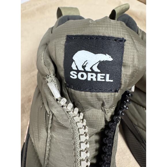 Sorel Shoes Womens Size 7.5 Waterproof NL4439-365 Puff Quilted Zip Winter Boot - Picture 10 of 11